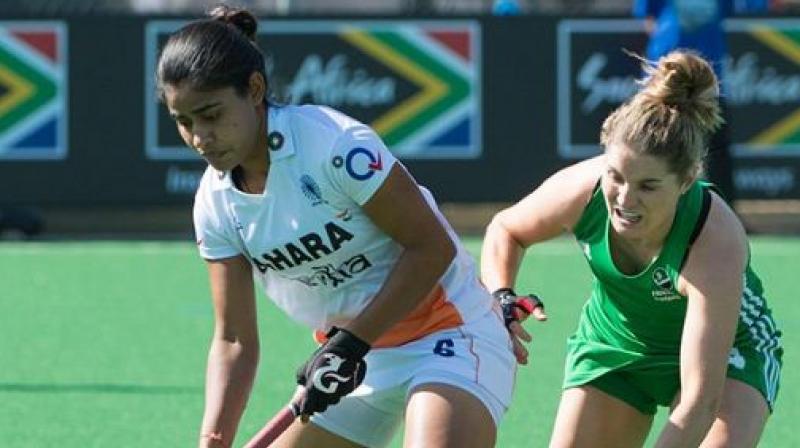 Coming into the match after a ten-minute halftime break, India won back-to-back penalty corners in the 31st minute but unfortunately, they couldnt convert the chance.(Photo: Hockey India)