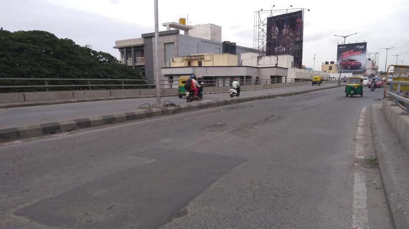 The Mysore Road flyover has numerous potholes and is an accident-prone area 0   (Image: DC)