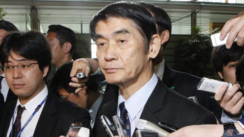 Prime Minister Shinzo Abe accepted Masahiro Imamuras resignation Wednesday. (Photo: AP)