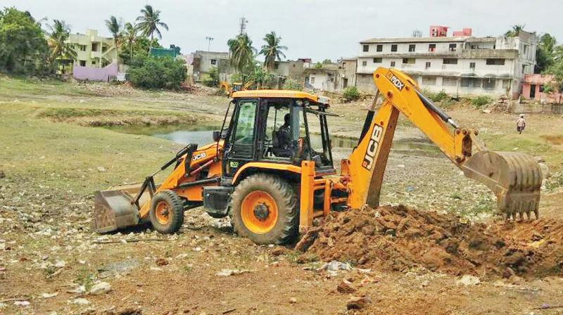 Odheeswarar pond in Madipakkam gets fresh lease of life. (Photo: DC)