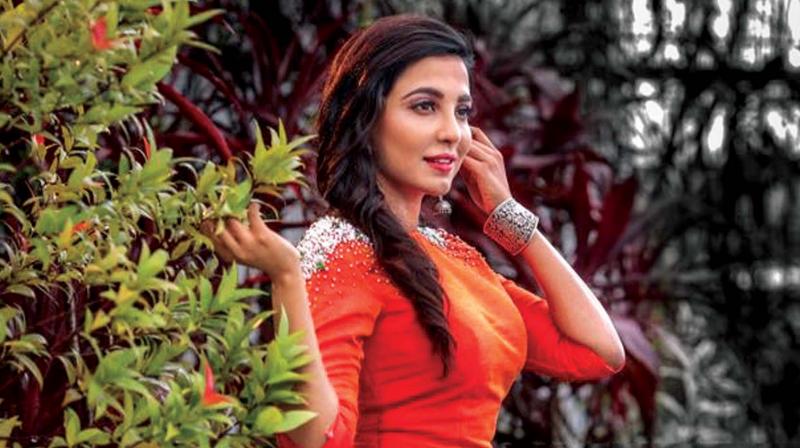 Actress Parvathy Nair in this specially shot photograph for Independence Day.