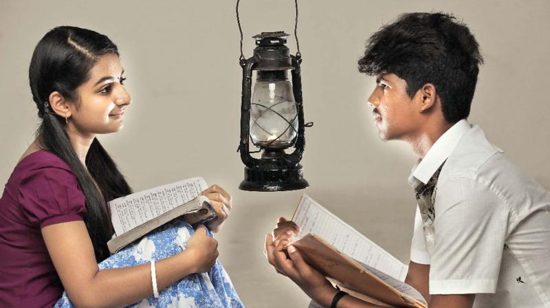 Esther Anil and Vignesh in a still from Kuzhali.