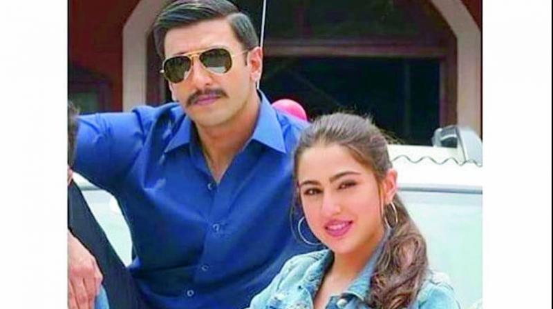 Simmba stars Ranveer Singh, Sara Ali Khan, and Sonu Sood in the lead roles.