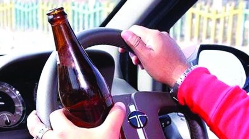 Between January to April 2017, the police booked 6,910 cases of drunk driving and collected a fine of Rs 41 lakh and convicted about 150 people.