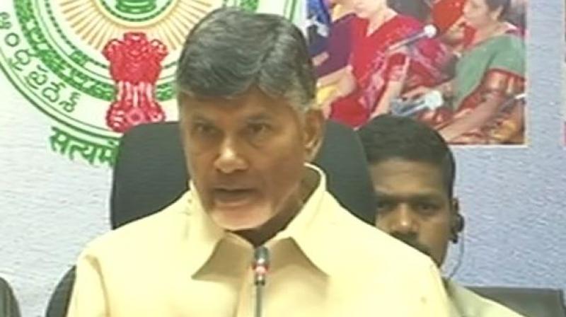 Naidu further said a mega seed park will be set up in association with Iowa University in the United States. (Photo: ANI | Twitter)