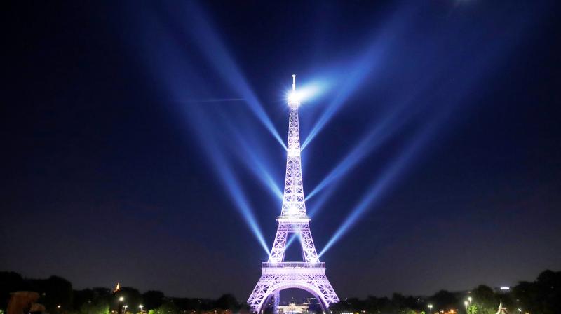 Paris commemorates 130th anniversary of the Eiffel Tower