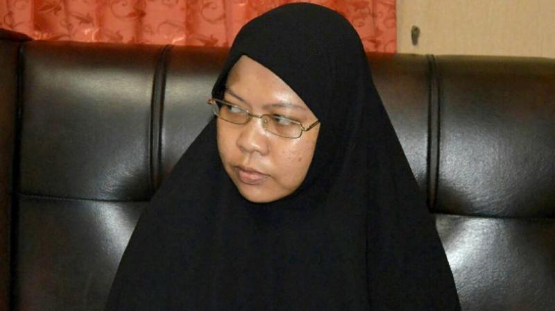 Dian Yulia Novi is the first woman convicted over a suicide bomb plot in Indonesia and highlights the more active role women are taking in violent extremism. (Photo: AFP)