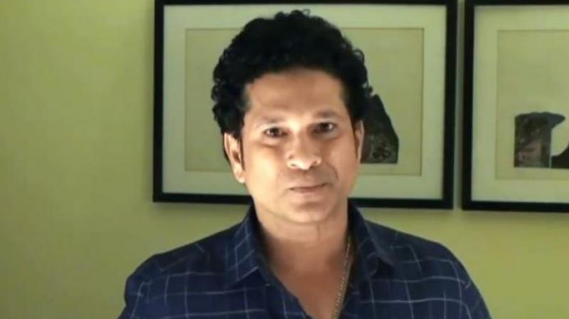 Rajya Sabh MP Sachin Tendulkar who was forced to stop his maiden speech in the House, took to social networking site Facebook to reach out to countrymen on Friday. (Photo: Facebook | Screengrab)