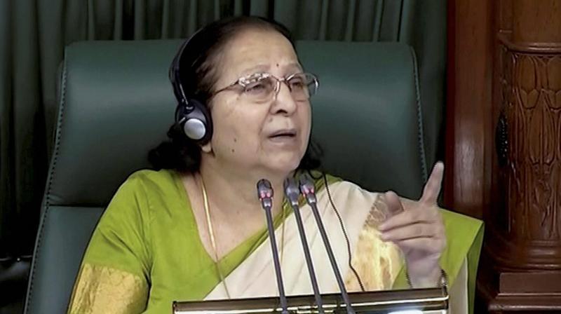 The adjournment for the day was announced by Speaker Sumitra Mahajan soon after the House resumed business at noon for the Zero Hour after two consecutive adjournments forced by the opposition members who stormed the Well and raised slogans. (Photo: File | PTI)