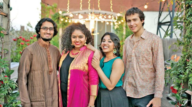 Rohan, Roopa Mahadevan, Anjna and Guy Mintus.