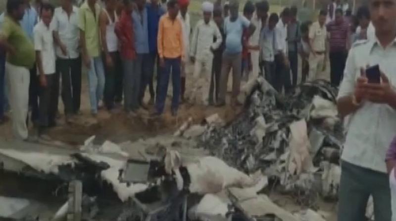 The incident occurred in Balesar area, SP (Jodhpur Rural) Dr Ravi said. (Photo: ANI/Twitter)