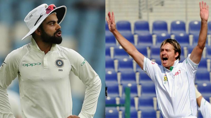 Reacting to the ban on pacer Kagiso Rabada by the International Cricket Council (ICC) for his conduct, former South Africa cricketer Paul Harris brought Virat Kohli into the controversy, saying the India skipper acted like a \clown\ during the South Africa tour and yet faced no consequences for it. (Photo: BCCI / AFP)