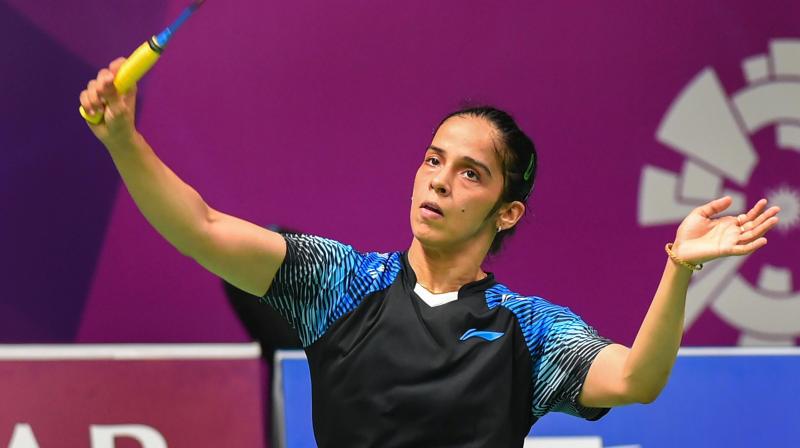 Like the first round, it was an easy win for Saina Nehwal, who outclassed the world number 40 Fitriani 21-6, 21-14 in a second round match which was little over half an hour. (Photo: PTI)