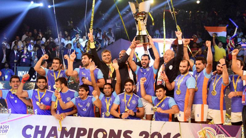 India had defeated Iran 38-29 in the summit clash to take its third world crown. (Photo: PTI)