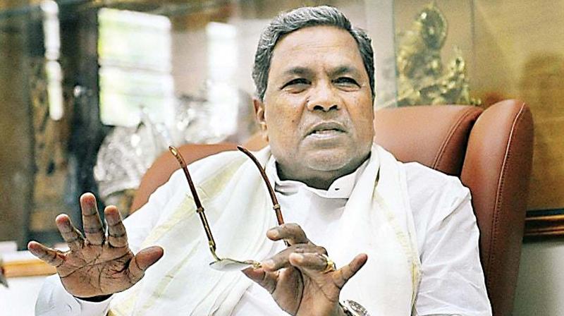 Coalition Coordination Committee chairman and former CM Siddaramaiah in a file photo