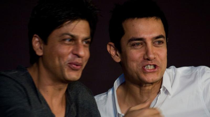 Shah Rukh Khan and Aamir Khan.