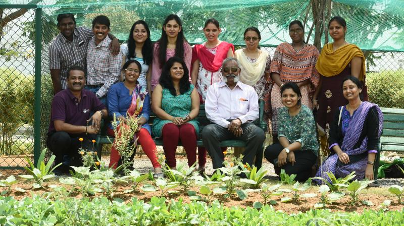 The green thumbs: The team behind the genesis and maintenance of Indian School of Businesss organic farm.