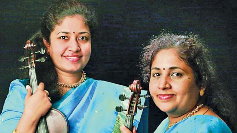 M. Lalitha and M. Nandini Internationally acclaimed violinists