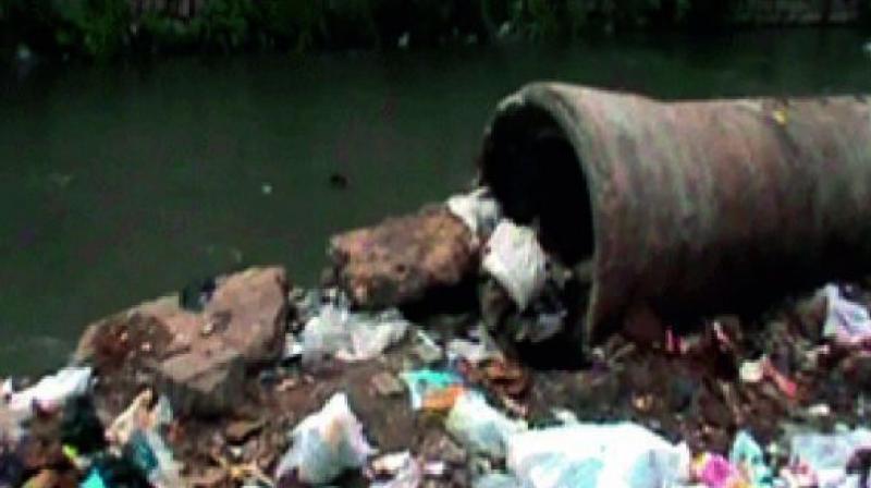Following complaints on stagnation of water and overflowing of side drains from the people in Annapurna Nagar and Gorantla during inspection on Wednesday. GMC commissioner (Representational image)