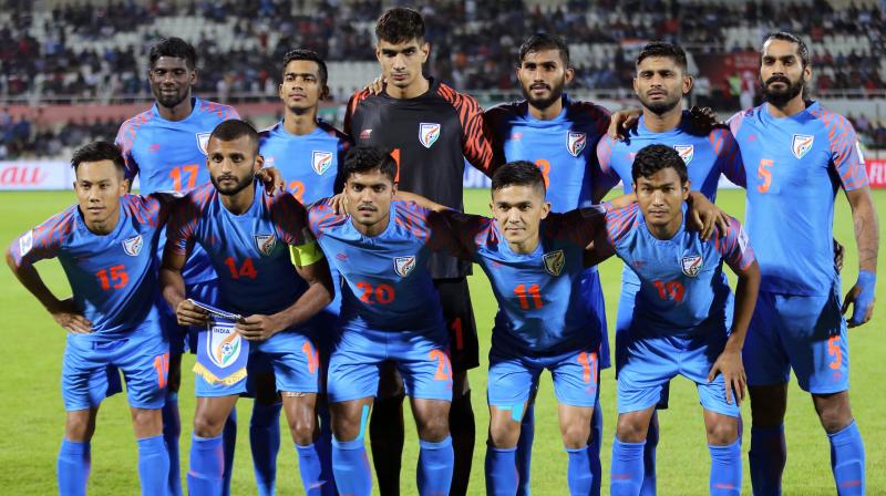 The Indian football team and its fans were left heartbroken after it lost 0-1 to Bahrain by conceding in the final minutes. (Photo: AFP)