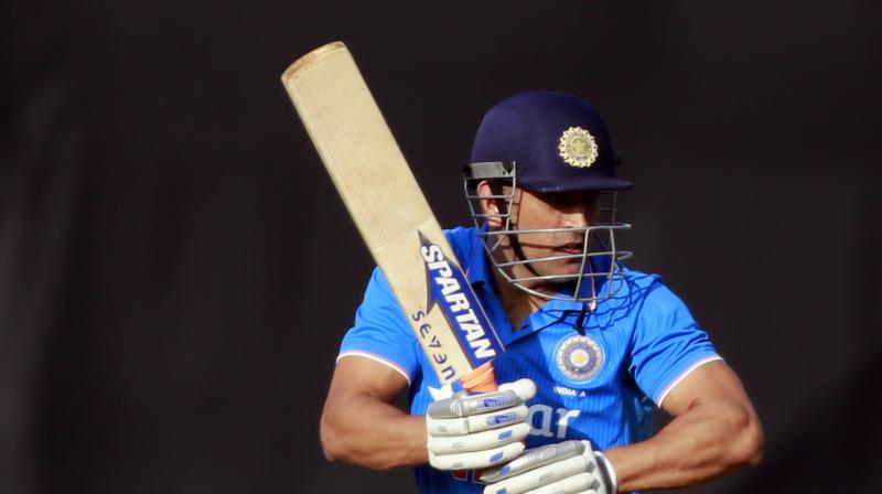 MS Dhoni, former India skipper, scored an unbeaten 78 off 79 balls and set up Indias 93-run win over West Indies in the third ODI. (Photo: AP)