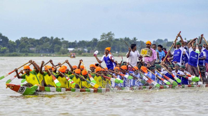 Annual boat race festival takes place in Tripuras Melaghar Annual boat race festival takes place in Tripuras Melaghar