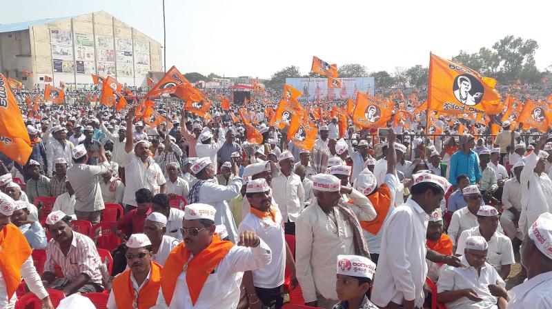 Addressing a Lingayat rally in Vijayapura on Sunday, he clarified that the agitation is not against Hindus or Veerashaivas, but to uplift the downtrodden by seeking minority status. (Photo: DC)