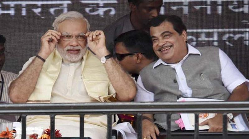 Minister for Road Transport and Highways Nitin Gadkari on Thursday rubbished rumours about replacing Prime Minister Narendra Modi and running for the Prime Ministers post in 2019 Lok Sabha elections.(Photo: File | PTI)