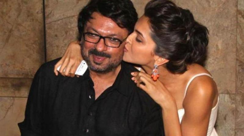 Sanjay Leela Bhansali and Deepika Padukone. The strict filmmaker had asked all the actors to maintain low profile in order to avoid controversies. The shooting of the film is also happening discreetly.