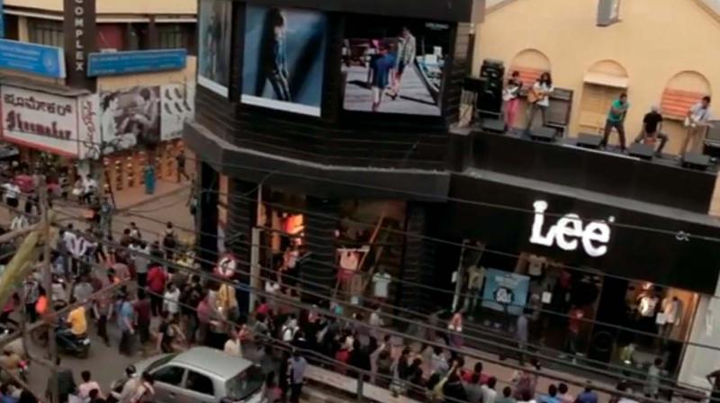 Traffic came to standstill on Brigade Road in 2013 when Lagori held its first impromptu outdoor gig