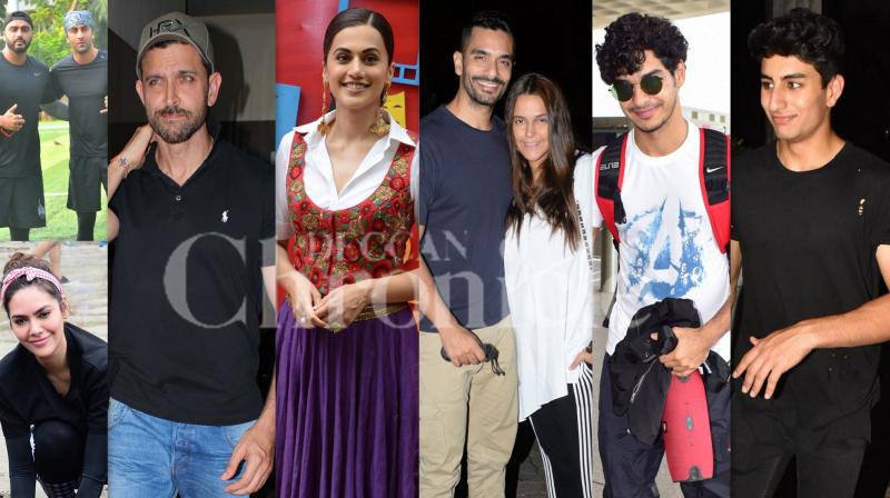 Stars in the city: Hrithik, Ranbir, Taapsee and others spotted in Mumbai