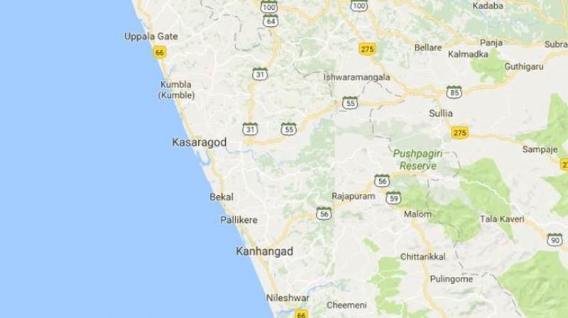 The renamed Thuruthi Street is located near Padannal village in Keralas Kasargod district. (Photo: Google Maps)