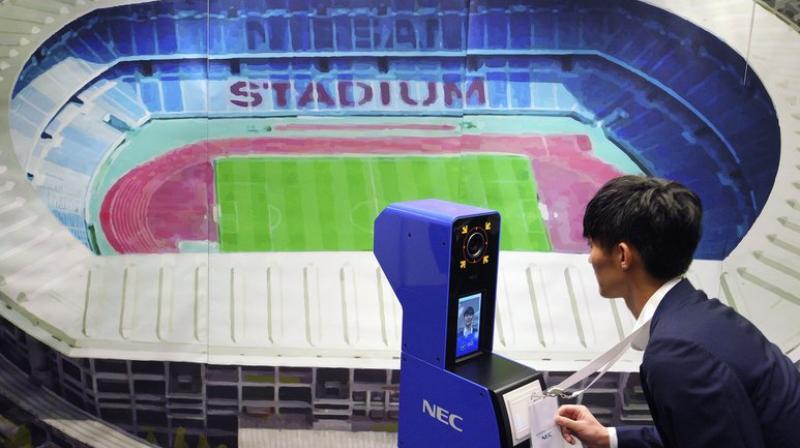 NEC says its biometric identification technology is used at airports and elsewhere in 70 countries, including Japan. (Photo: AP)