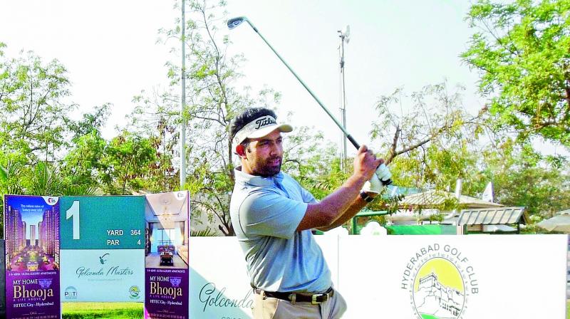 Noidas Dipankar Kaushal struck a hole-in-one on the 11th during his round of 72. He was placed tied 42nd.