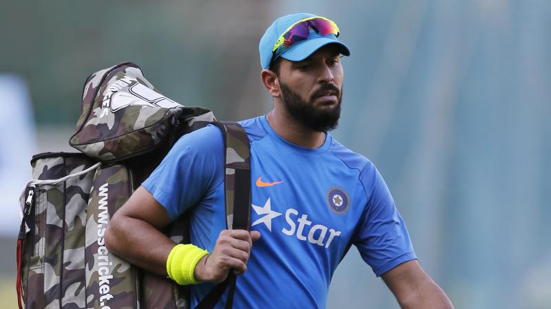 Post Indias team selection for the limited-overs leg of the Sri Lanka tour, it was reported that Yuvraj Singh failure to clear the Yo-Yo test was the reason behind his exclusion. (Photo: AP)