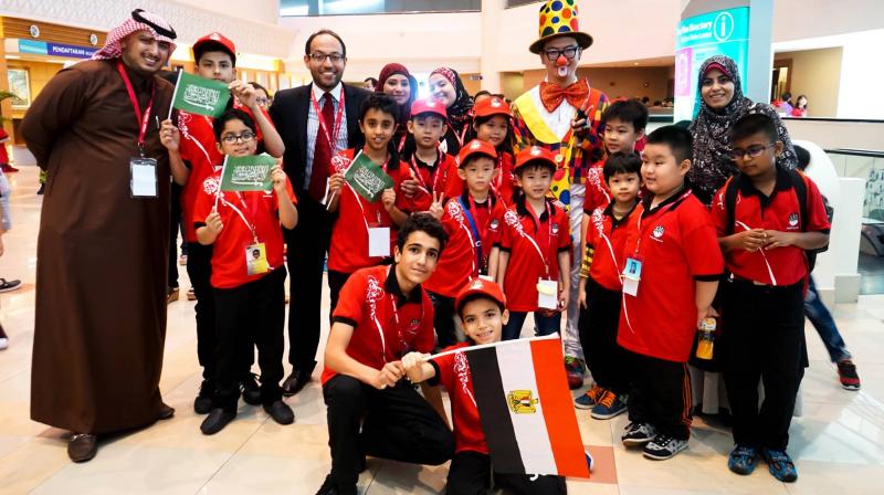 The thirteen-year-old boy from Egypt solved 230 complex arithmetic problems in a mere eight minutes to win the coveted prize. (Facebook/ IMA Education Group)