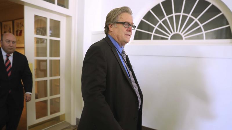 Steve Bannon is seen at the White House in Washington. (Photo: AP)