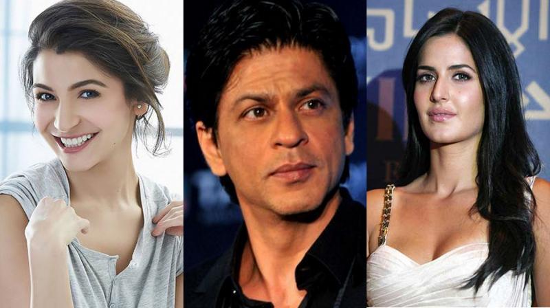Anushka Sharma, Shah Rukh Khan and Katrina Kaif.