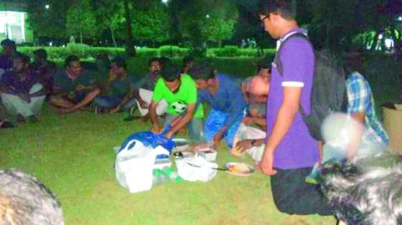 Around 80 students in IIT Madras held a beef fest in a protest against the ban. (Photo: Agencies)