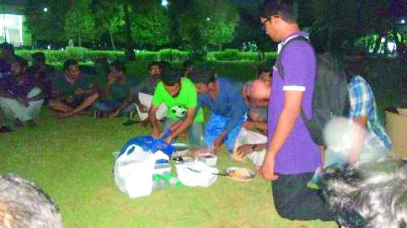 Around 80 students in IIT Madras held a beef fest in a protest against the ban.