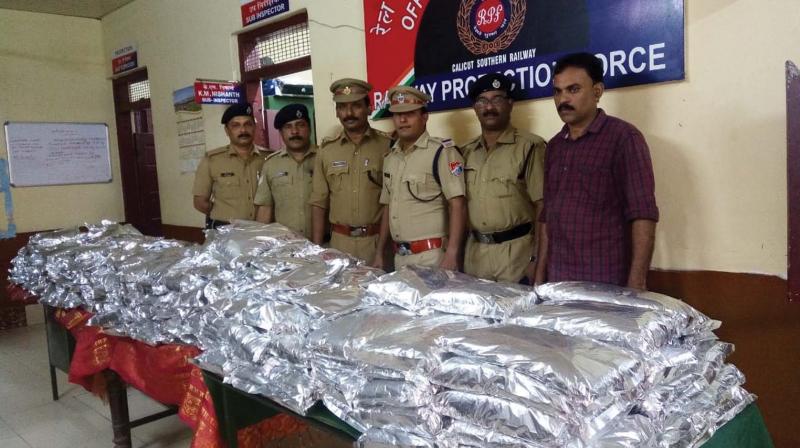 The team which caught the  banned tobacco products.