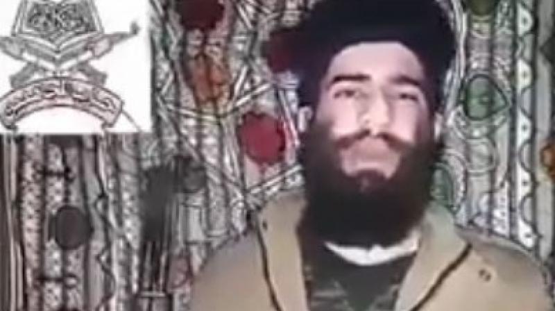 This is the third video message from the militant commander since last year. (Photo: Video grab)