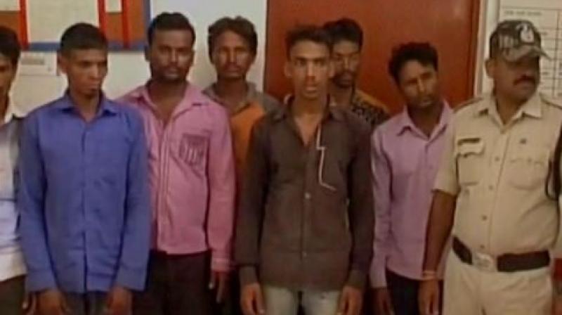 5 arrested in Burhanpur for raising Pro-Pak slogans & bursting crackers after Pakistans win in final match against India on 18th June. (Photo: ANI/Twitter)