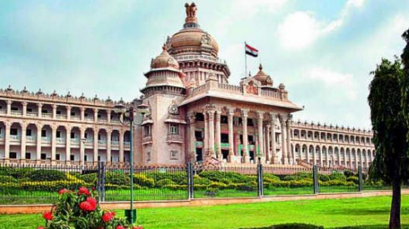 Accusing the  judiciary of interfering in government work, Mr Shivalinge Gowda of the JDS said, \The judges get government works cleared, but  they do not want to share a dais with us.