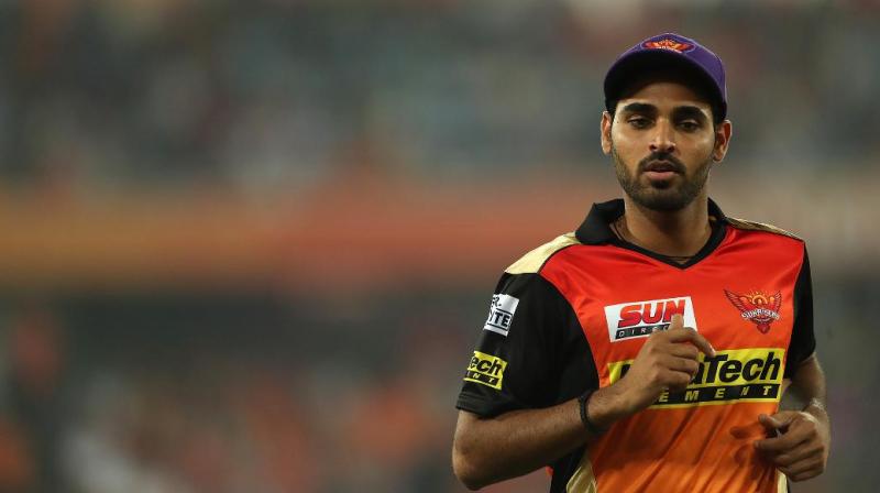 Bhuvneshwar Kumar produced a brilliant bowling performance to pick up a 5-for against Kings XI Punjab. (Photo: BCCI)