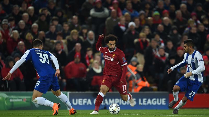 Salah was given 15 minutes to find the winner when he replaced Mane. (Photo: AFP)