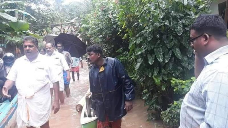 According to Chengannur MLA Saji Cherian nearly 50,000 people are still marooned and if helicopters are not deployed for airlifting them to safety, things could become worse. (Facebook | Saji Cherian MLA)