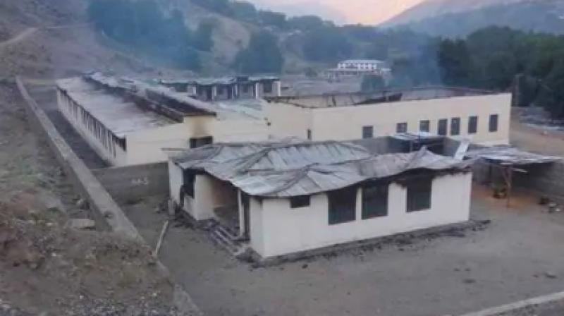 According to a report, about 1,500 schools have been destroyed in the tribal belt during the last 10 years. (Photo: Twitter | @DrAyeeshNaveed)