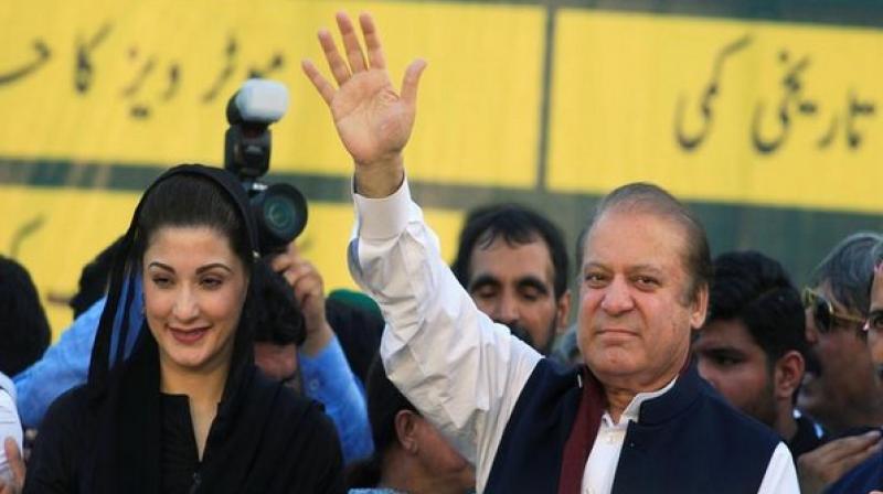 The Cabinet Division allocated two helicopters to the NAB for Friday, the day on which the father-daughter duo is slated to be arrested upon their landing at the Lahore Airport. (Photo: ANI)