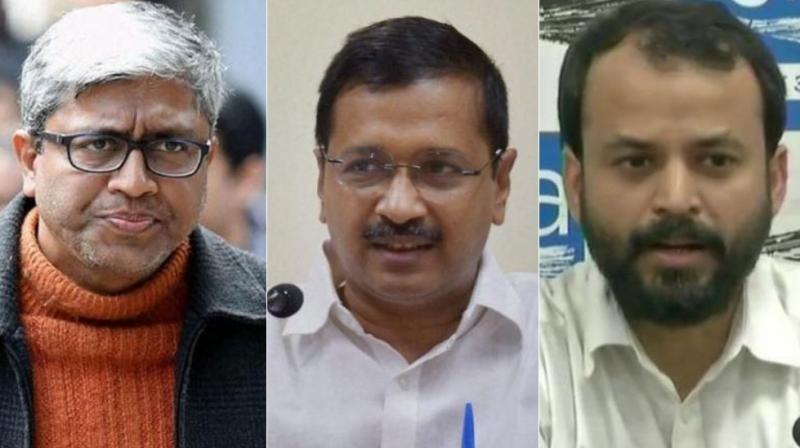 Arvind Kejriwal used Khetan and Ashutosh as key negotiators to resolve the crisis between him and Yogendra Yadav and Prashant Bhushan. (Photo: DC)